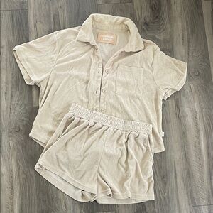 Arcadia James Cream Women's Sweater Set